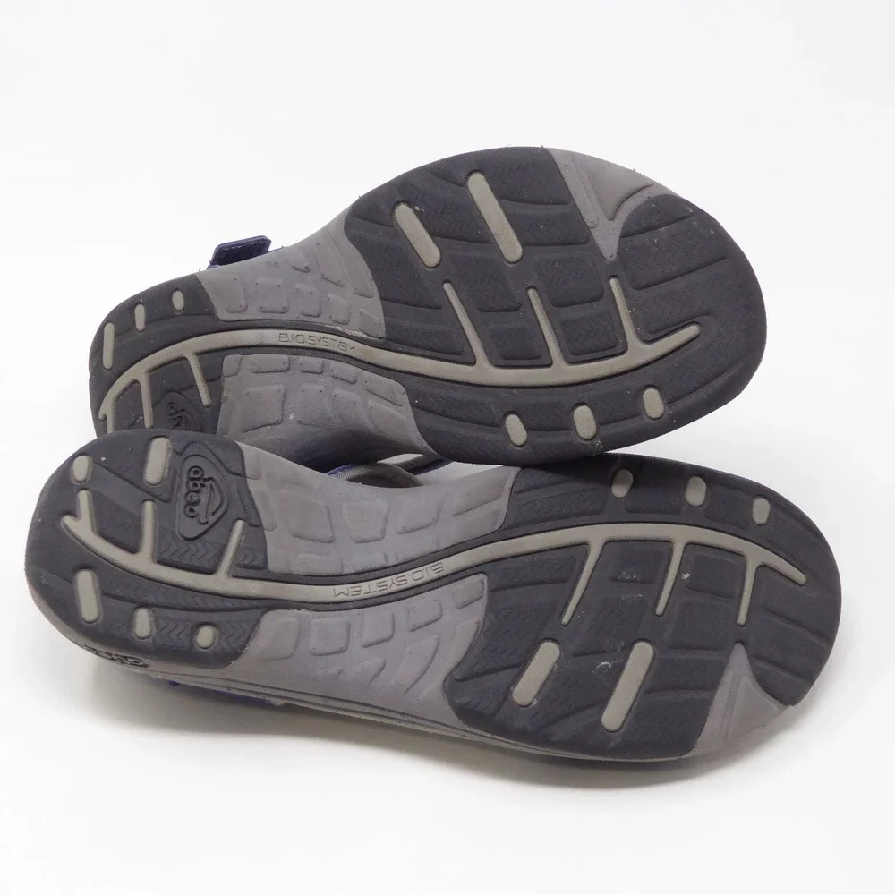 Abeo Goleta Women Sandals Blue Strappy Comfort 9 Neutral